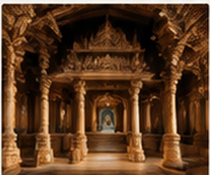 Ornate heritage wooden craftsmanship visual